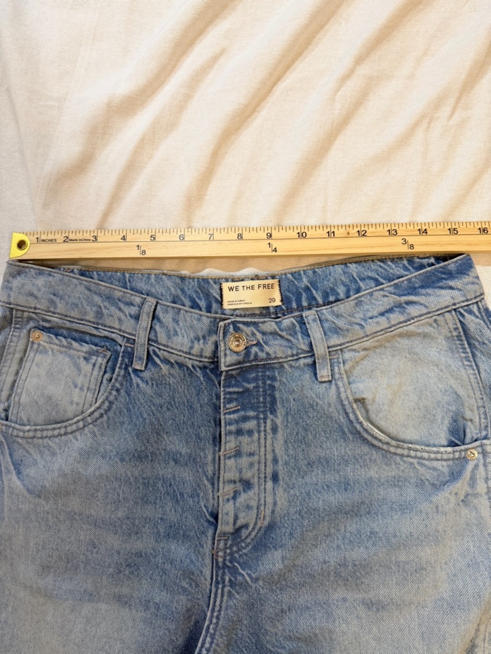 NWOT FREE PEOPLE BARREL JEANS size 29 - Picture 5 of 6
